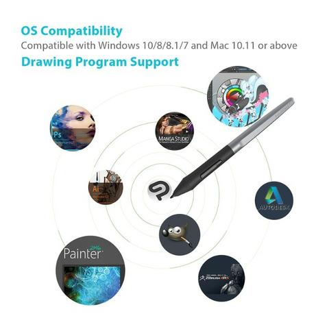 Huion H610 Pro V2 - Tablet Gráfico Profissional - Foto 6