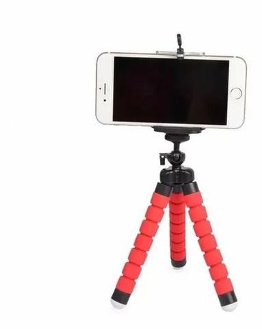 Mini Tripé Flexível Octopus Suporte Celular Go Pro Cameras - Foto 2