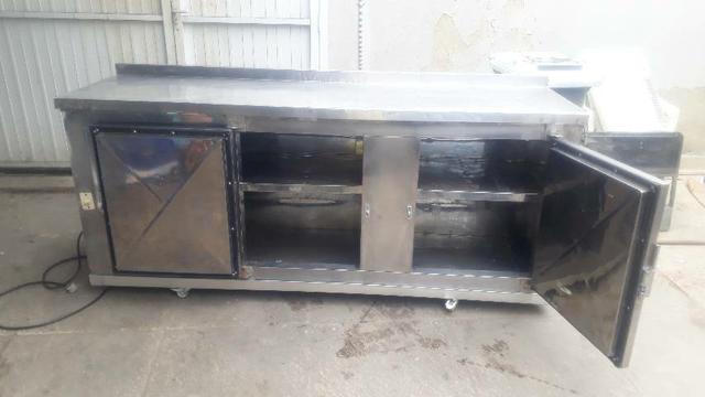 Balcão refrigerado todo em inox - Foto 3