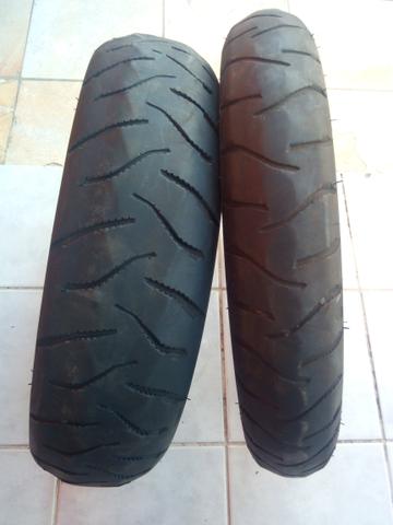 PAR DE PNEUS 150/70 R 17 e 110/80 R19 - Foto 2