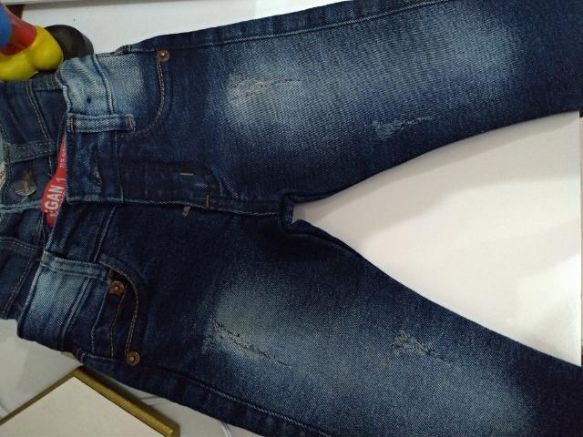 Calça jeans bebê menino