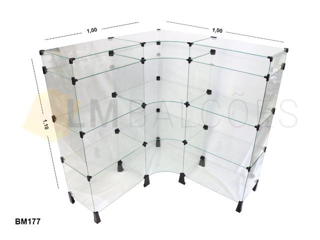 Balcao Em L 1,00 x 1,00 x 1,10 x 0,30 frete e Gratis
