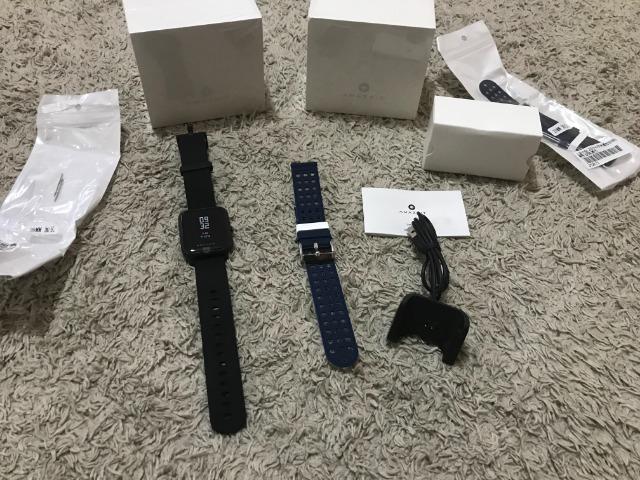 Relógio Smartwatch Xiaomi Amazfit Bip + pulseira reserva + pelicula - Foto 4