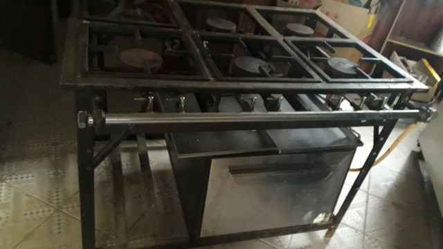 Fogao industrial marca venancio 6 bocas com forno