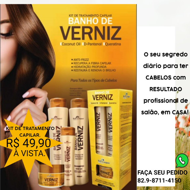O segredo para ter cabelos com resultado profissional de salão!