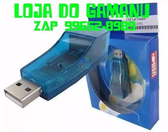 Adaptador Ethernet Usb Rj5 Placa Rede Externa Pc Notebook