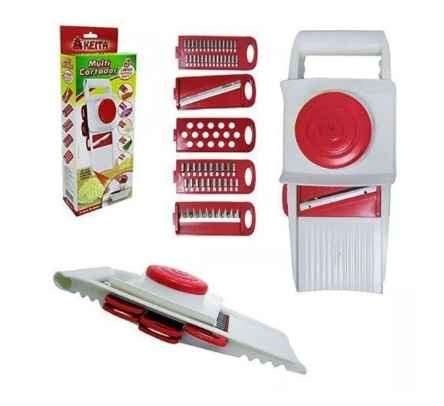 Fatiador De Frios Legumes Queijo Manual 5 Em 1 Picador Alho