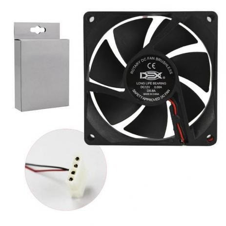 Cooler Fan 80x80x20mm 12v Com Conector - DX-8A - Dex