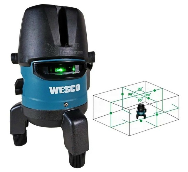 Nível auto nivelador a Laser  Wesco 5 linha  - Foto 2