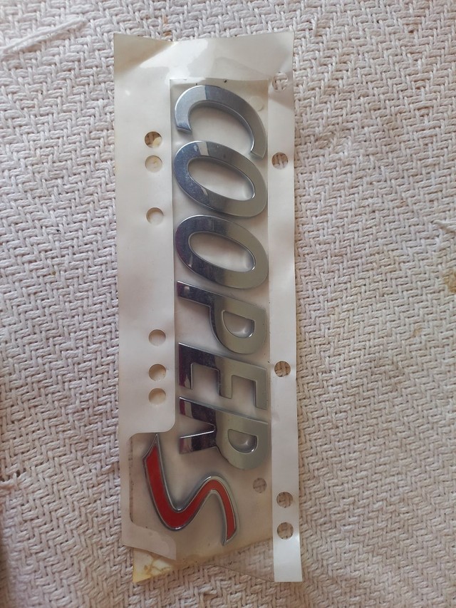 Emblema do mini cooper S