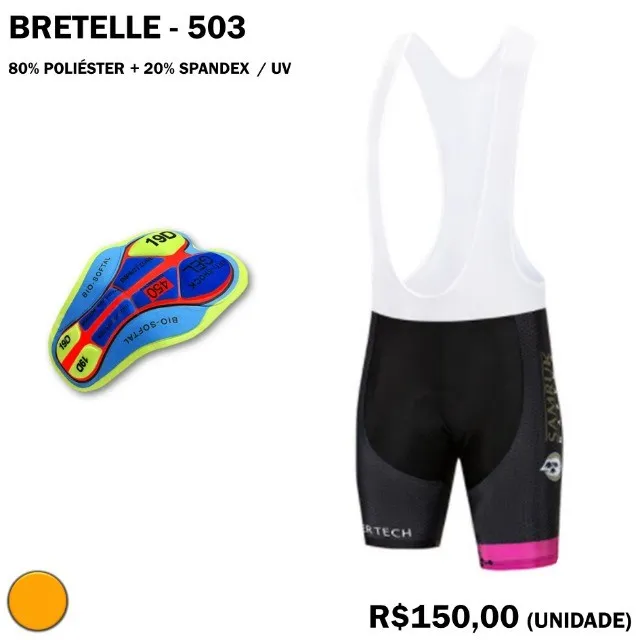 Bretelle com Detalhe Rosa - Modelo 503