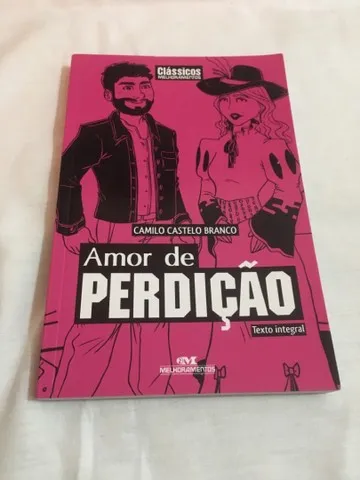 Livro Amor de Perdição Camilo Castelo Branco usado