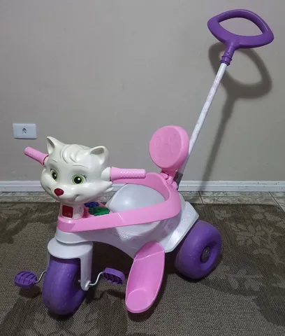 Triciclo Velobaby Disney - Minnie Bandeirante Rosa - Compre Agora