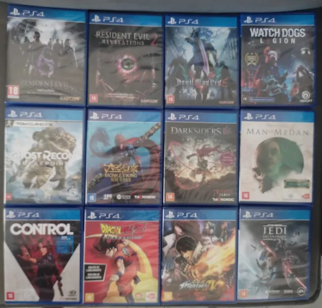 Kit Jogos Ps4 - Red Dead 2, Crash Bandicoot, Assetto Corsa