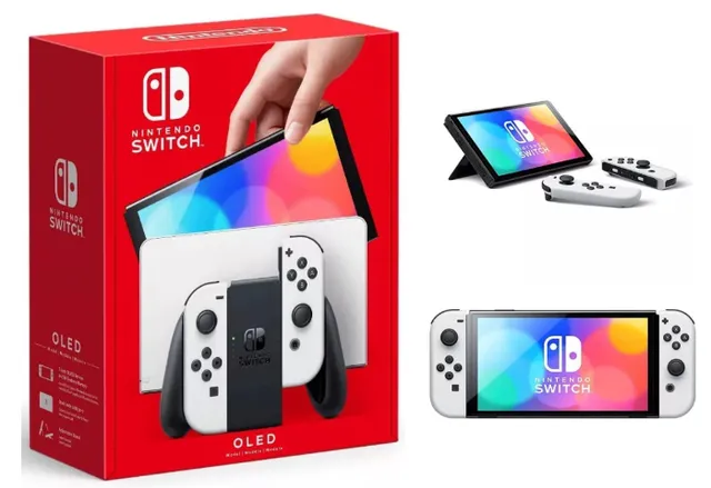 Console Nintendo Switch V1 Azul/Vermelho (Seminovo) - Machado