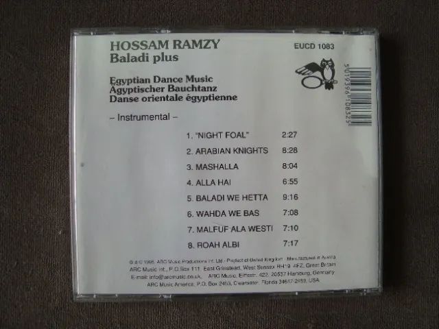 Cd Hossam Ramzy - Baladi Plus Para Dança Do Ventre - Foto 3