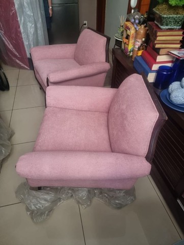 Antigo Conjunto de Poltronas Estilo Inglês Regence  Luiz XV - Foto 4