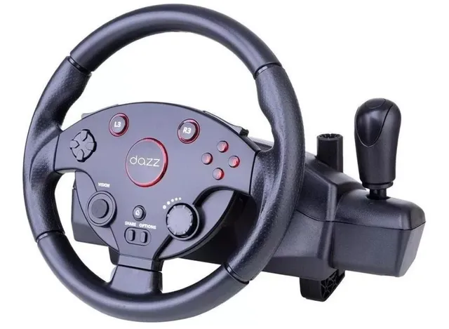 Volante para PC, volante para jogos Volante de 180 graus para