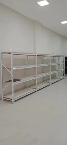 Prateleira estante mini porta pallet para exposição, estoque e verticalização - Foto 2