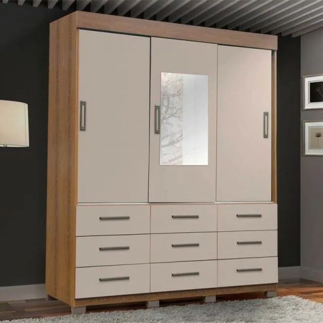 Roupeiro Itapema plus 3 portas mel!! Rf2218m