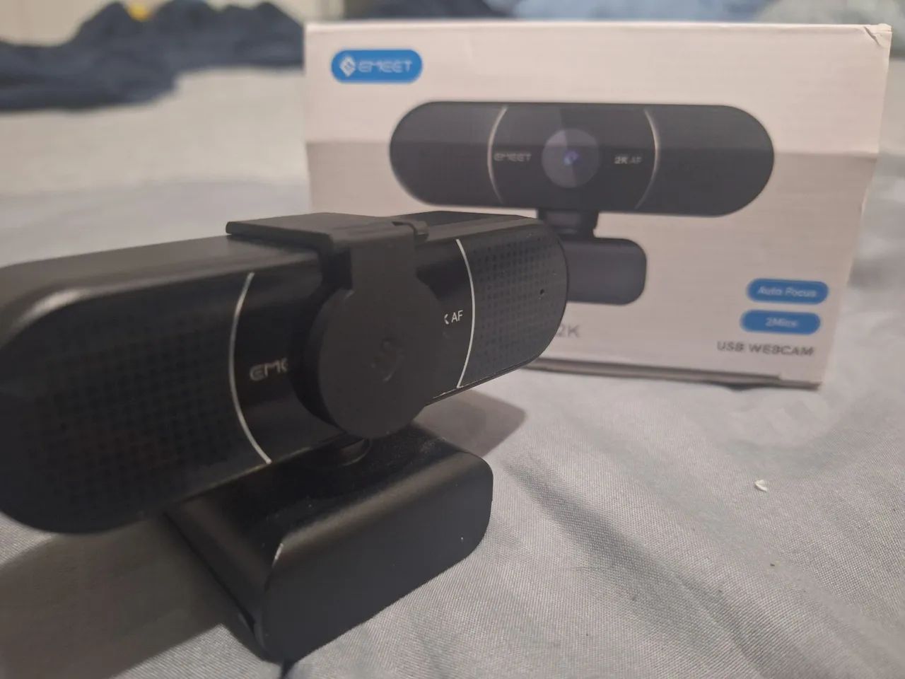 Webcam Emeet 2K Full HD com Microfone - Foto 2