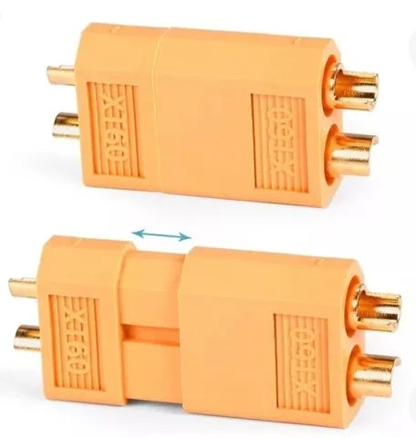 5 pares,10 conectores plug XT60 Amarelo - Foto 4