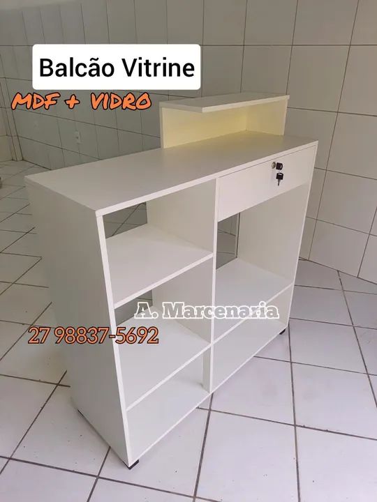 Balcão com vidro  - Foto 2