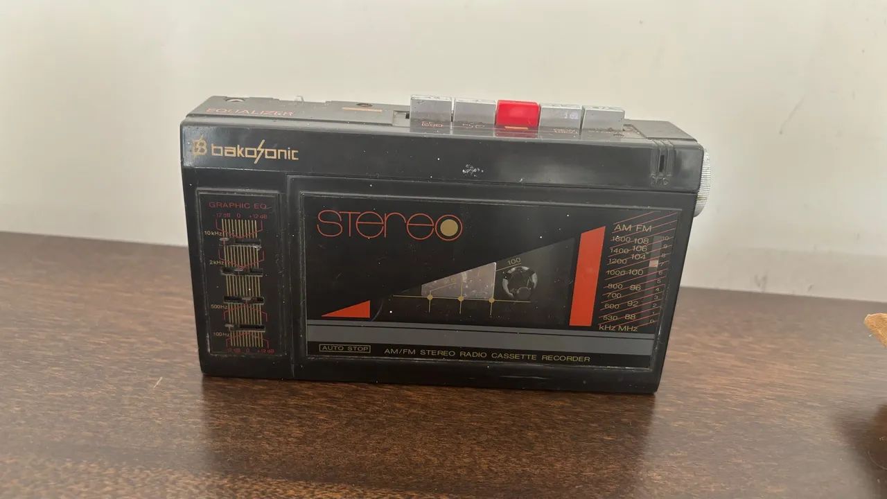 Radinho antigo a pilha 