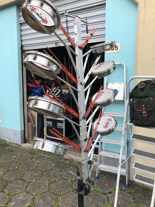 Instrumentos de Percussão caixas malacachetas para blocos escolas - Foto 5