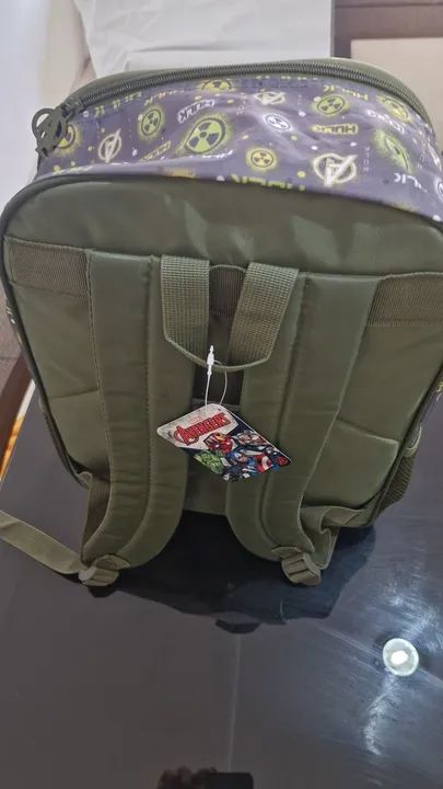 Mochila Hulk - Verde - Nova original - Foto 2