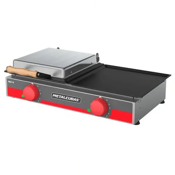 Grill Elétrico 70cms MGE-70 Metalcubas Aço Inox Escovado- 220V - Seminovo e revisado