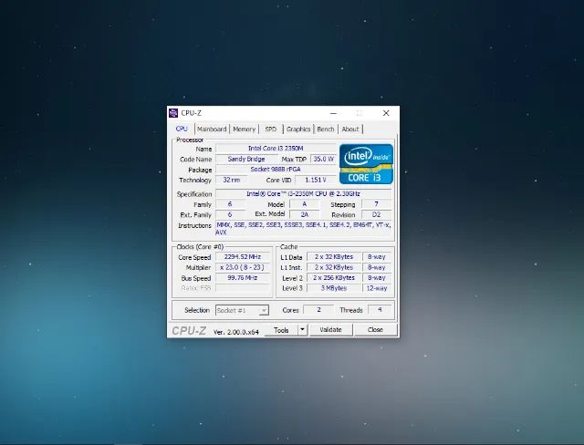 Processador Intel Core I3 2350m 2.3ghz Hm65 Rpga988b - Foto 5