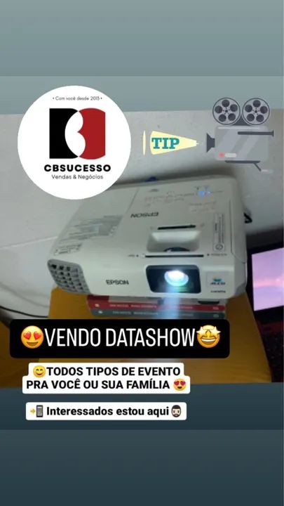 VENDO DATASHOW EPSON