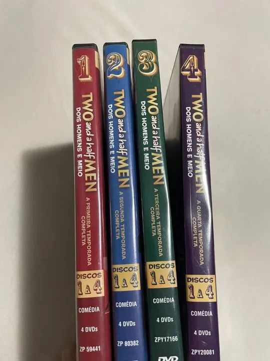 DVD Two and a Half Man - Temporadas 1 a 4 completas