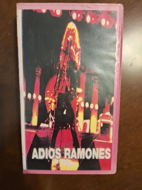 VHS Adiós Ramones - Raridade