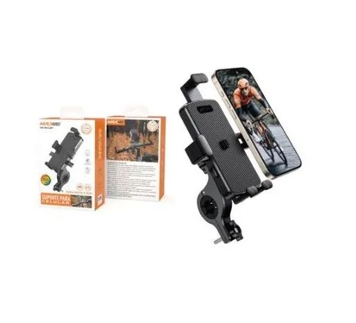 Suporte De Celular Universal Para Guidão Moto Ou Bike Rotação 360º - Foto 3