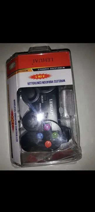 Controle de PS1 PS2 PS3 e Pc sem fio de estoque 