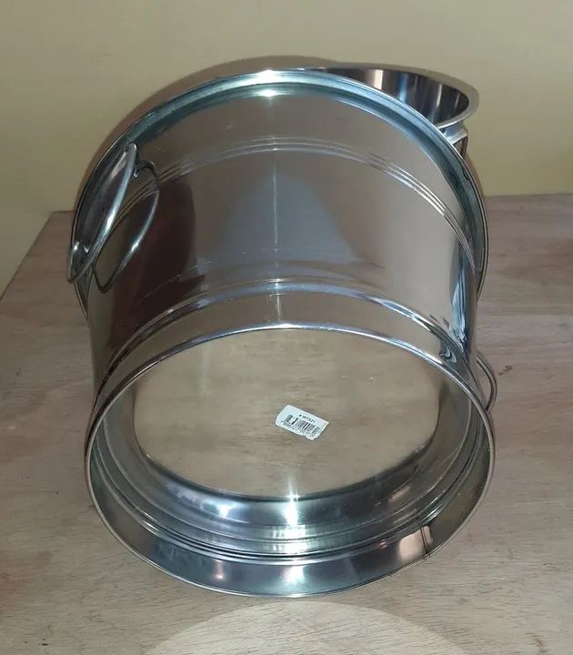 Balde de gelo / Champanheira em Aço Inox 15 litros - 2 Peças - Foto 5