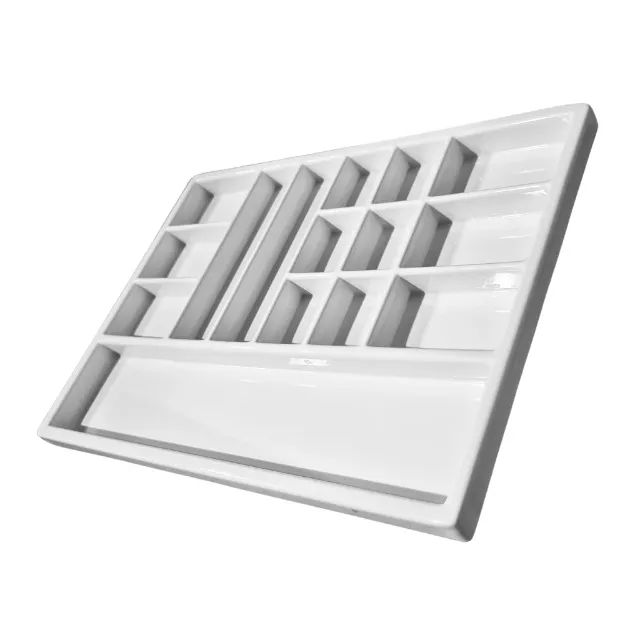 Bandeja Divisória Poliestireno Para Mesa Auxiliar Gaveteiros - Foto 3