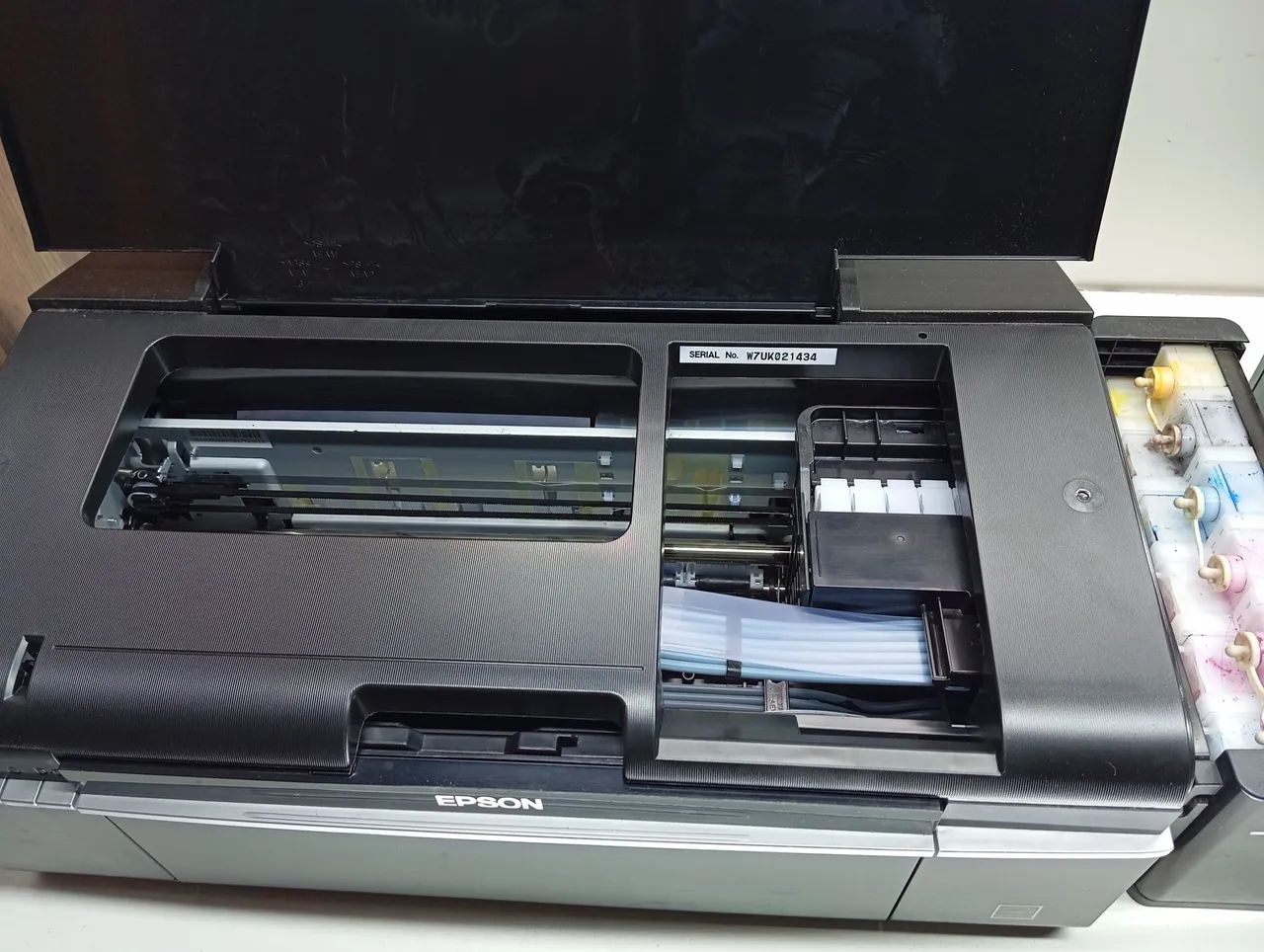 2 Impressoras Epson - tanque de tinta L800 e L805Usadas - Foto 2