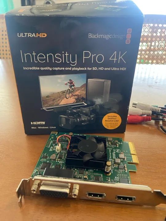 Placa Captura BlackMagic Intensity Pro 4K - Foto 4