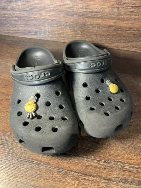 Crocs Infantil Preto Unissex Tamanho 12