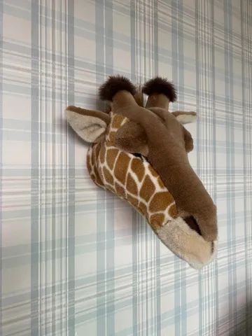 Cabeça de Pelúcia de Parede Girafa Ruby Wild & Soft - Foto 3