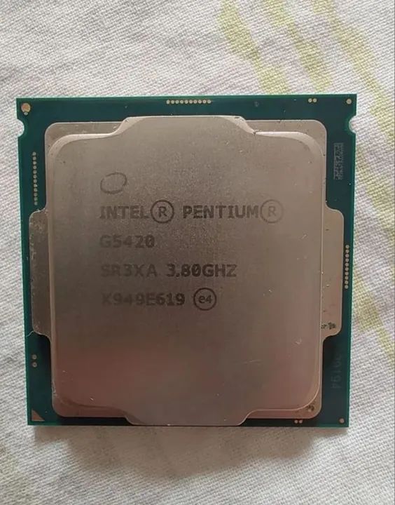 Vendo Processador Pentium G5420 3.8ghz 8? Geração Intel Com Placa de Vídeo Integrada DDR4