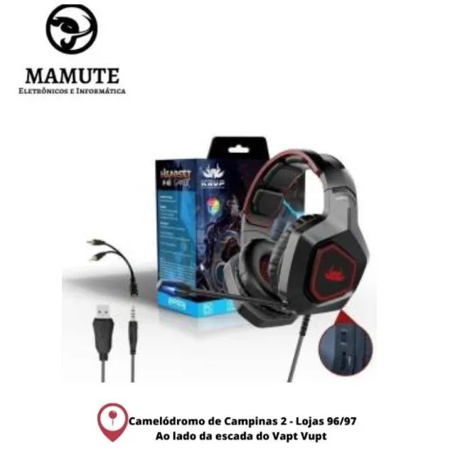 Fone Headset Gamer Kp 488 - Xbox One / Ps4 / Pc / Celular