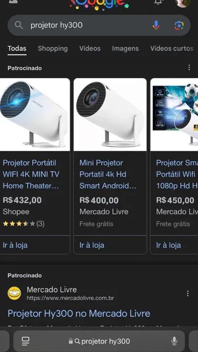 Mini Projetor Portátil 4k - Foto 4