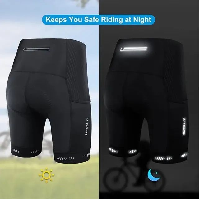 Calção Ciclismo com gel e bolso - Foto 2