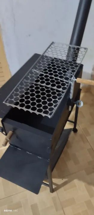 Fogão caipira3 bocas e churrasqueira grelha ajustável  - Foto 5