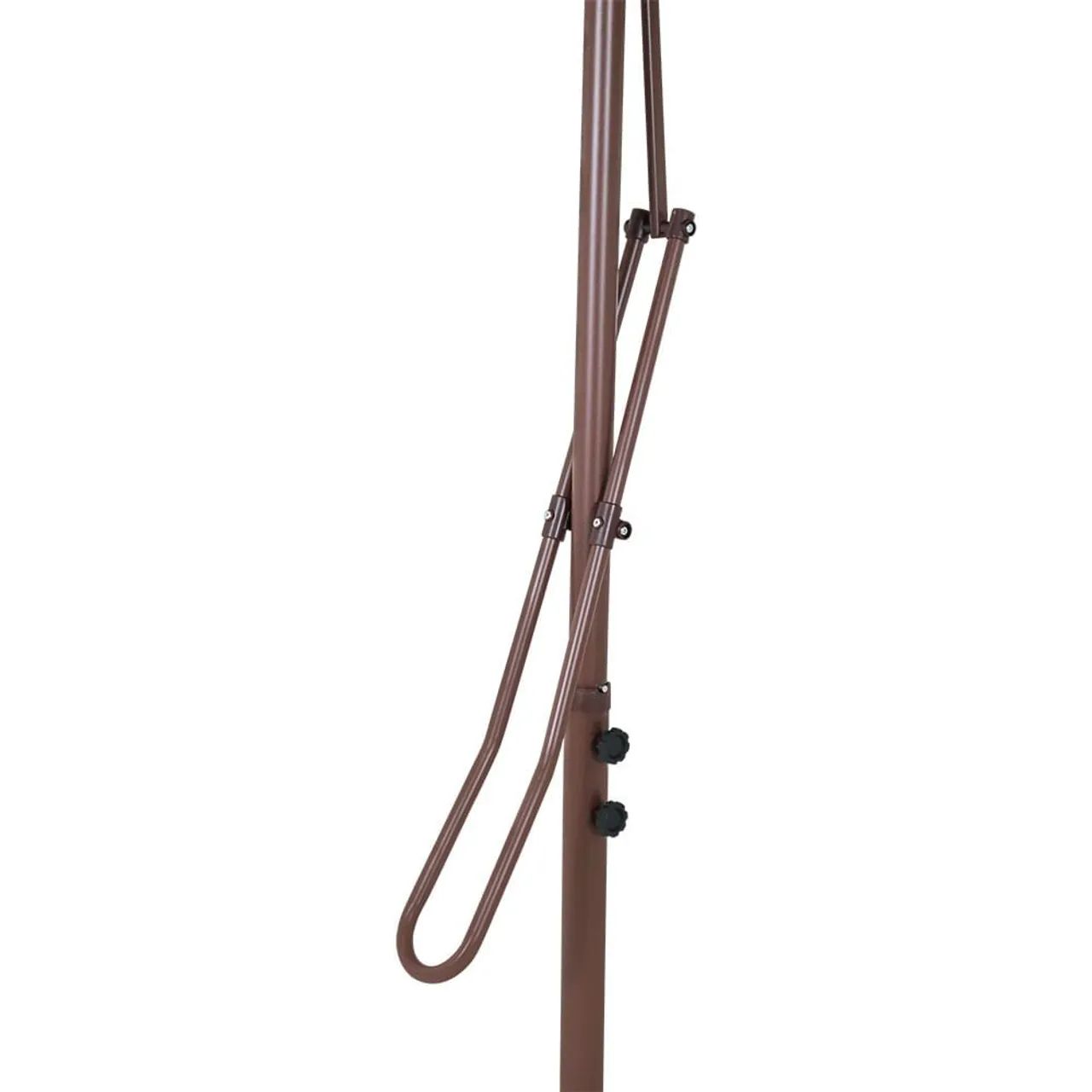 Ombrelone Suspenso Oslo com Alavanca 3 Metros Marrom Bel (PRONTA ENTREGA) - Foto 5