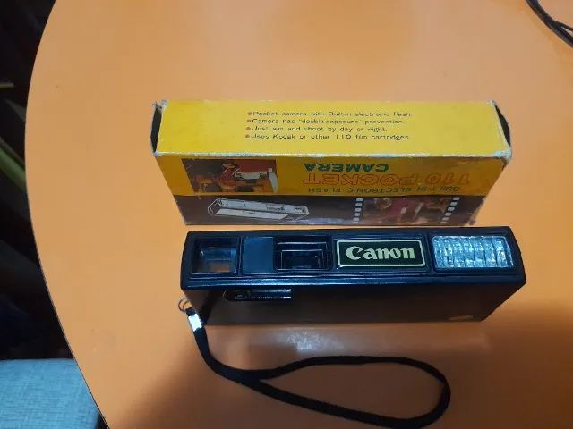 Câmera Canon 901, compacta, com flash eletrônico, sem teste, leia a descrição  - Foto 3
